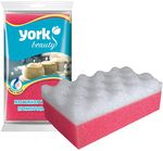 Губка для тела YORK 1шт массажная Rectangular/прямоугольная *20