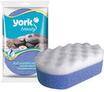 Губка для тела массажная YORK 1шт Oval/Овал *20