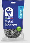 Мочалка для посуды LOMBERTA 2шт Металлическая