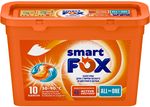 Капсулы для стирки SYNERGETIC 10шт Концентрированные SMART FOX ALL IN ONE