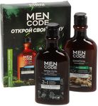 Подарочный набор MEN CODE Открой свою силу: Крем-гель д/душа DEEP CLEANING 300мл+Шампунь д/волос MEN NATURE укрепляющий 300мл картон КК/6