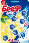 Средство для санузлов БРЕФ 3x50г Туалетный блок Сила-Актив Лимонная свежесть