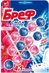 Средства для cанузлов БРЕФ 3x50г Туалетный блок Цветная Вода Цветочная свежесть