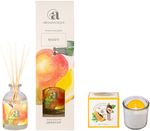 Набор Aromantique Ароматический набор Диффузор 50мл Манго + 60г Свеча Фруктовое суфле