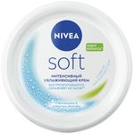 Крем для тела NIVEA Soft 300мл Увлажняющий Интенсивный универсальный банка