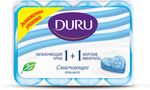 Крем-мыло туалетное DURU 1+1 4*80г Морские минералы (э/пак)