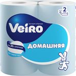 Туалетная бумага VEIRO 4шт 2сл Домашняя