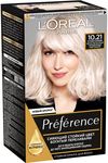 Краска для волос L'OREAL Preference 270мл 10.21 Стокгольм светло-светло русый перламутровый осветляющий