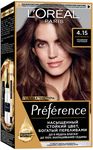 Краска для волос L'OREAL Preference 270мл 4.15 Каракас глубокий каштан