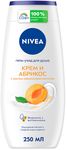 Гель для душа NIVEA 250мл Гель-уход Крем абрикос (Hydra IQ)