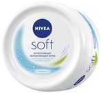 Крем для тела NIVEA Soft 100мл Увлажняющий Интенсивный универсальный банка