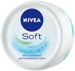 Крем для тела NIVEA Soft 200мл Увлажняющий Интенсивный универсальный банка