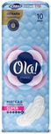 Женские гигиенические прокладки OLA! Classic 10шт Wings Super мягкая поверхностьс крылышками