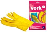 Перчатки хозяйственные YORK резиновые малые S