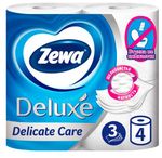 Туалетная бумага ZEWA Delux 4шт 3сл Белая