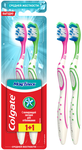 Зубная щетка COLGATE Макс Блеск 2шт средннй жесткости 1+1 бесплатно