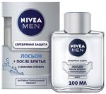 Лосьон после бритья  NIVEA MEN 100мл Cеребряная защита антибактериальный