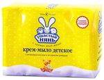 Мыло туалетное УШАСТЫЙ НЯНЬ 4*100г крем-мыло с оливковым маслом и экстрактом ромашки