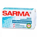 Мыло хозяйственное САРМА 140г с отбеливающим эффектом