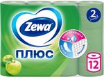 Туалетная бумага ZEWA Плюс 12шт 2сл с ароматом яблока