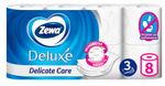 Туалетная бумага ZEWA Delux 8шт 3сл Белая