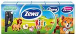 Бумажные платочки ZEWA Kids 10шт 3сл (спайка 10шт)