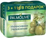 Мыло туалетное PALMOLIVE 4*90г Интенсивное увлажнение с экстрактом оливы и увлажняющим молочком