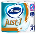 Туалетная бумага ZEWA Just 1 4шт 4сл NEW