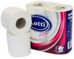 Туалетная бумага LOTTI Deluxe 3сл 4шт Белая