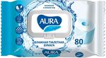 Влажная туалетная бумага AURA Ultra Comfort 80шт с крышкой