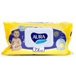 Влажная туалетная бумага AURA Ultra Comfort 50шт с крышкой КК/12