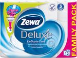 Туалетная бумага ZEWA Delux 12шт 3сл Без аромата