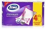 Бумажные полотенца ZEWA Premium Decor 4шт Зимняя коллекция*5