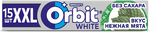 Жевательная резинка Orbit White XXL Нежная мята без сахара, 20,4 г