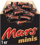 Шоколадные конфеты Mars minis с карамелью и нугой, 1 кг