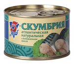 5 Морей Скумбрия НДМ 250гр*24 ключ