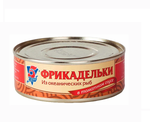 5 Морей Фрикадельки из океанических рыб в т/с  240гр.*24 ключ