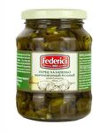FEDERICI Перец Халапеньо мар. резаный 370гр.*12 ст/б