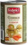 FEDERICI Оливки с семгой 300гр.*12 ж/б