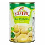 LUTIK Шампиньоны целые 425мл.*12 ж/б