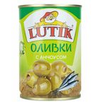 LUTIK Оливки с Анчоусом 280мл.*12