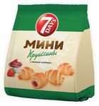 Мини круассаны 7 DAYS c начинкой "клубника" 265гр