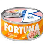 Тунец FORTUNA  рубленый в масле  185гр.*24 ключ