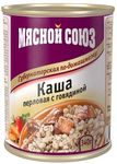 Мясной союз Каша перловая с говядиной 340гр*20