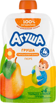 Пюре фруктовое Агуша Груша, пауч, 90г