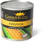Кукуруза Green King сахарная в зернах стерилиз. ж/б 2650 мл (сухой вес 1850 г), Китай