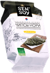 Чипсы Sen Soy Нори Original из цельной сушено-прессованной морской водоросли рода Порфира пакет 4,5г*18