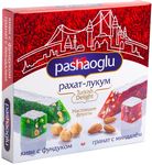 Рахат-Лукум "Pashaoglu" гранат с миндалем и киви с фундуком 300 г