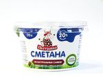 Сметана Пестравка 20% 170г стакан
