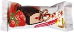 Продукт глазирован. ВАУ со вкусом клубники 45г